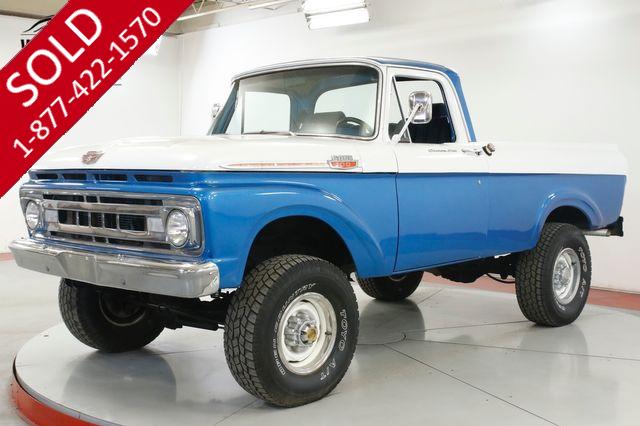 1961 FORD F100 RARE UNIBODY. 4x4 SHORT BED BIG BLOCK V8