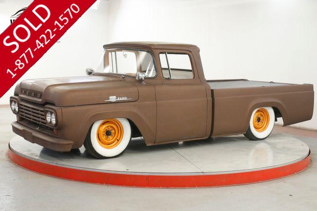 1959 FORD F100 RAT ROD V8 AUTO TRANS MANY OPTIONS AIR BAGS 