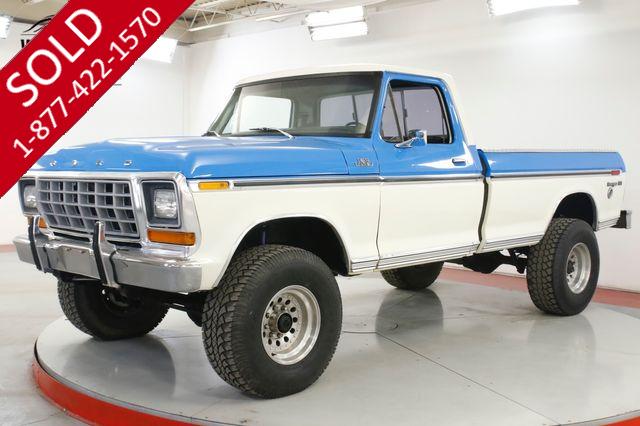 1979 FORD  F250 RANGER 351W AUTO 4X4 AC PS PB 53K ORIGINAL MILES