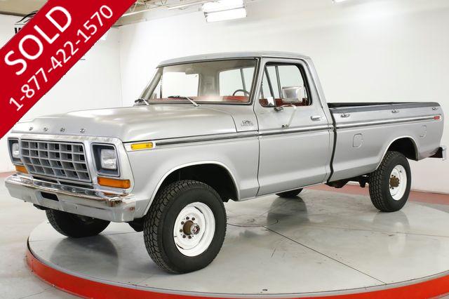 1978 FORD F250 RANGER PACKAGE 400V8 4-SPD TWO OWNER 59K MI