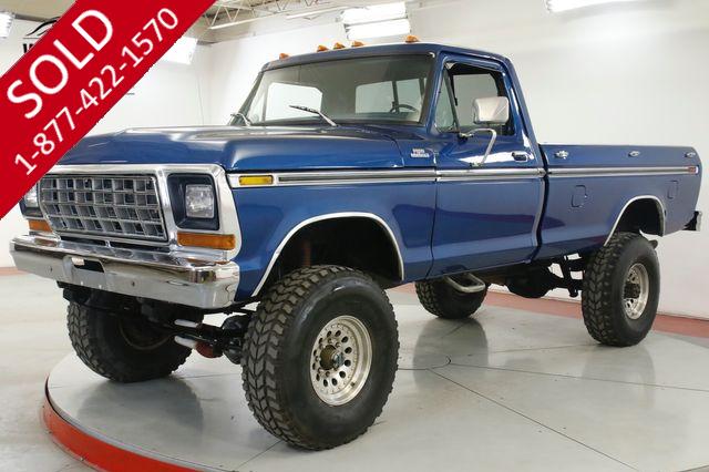 1979 FORD F250 FACTORY HIGHBOY. 400 V8 4-SPEED 4X4 PS PB