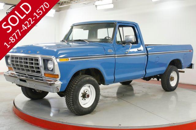 1978 FORD  F250 400 V8 4SPD SURVIVOR ORIGINAL PAINT PS PB