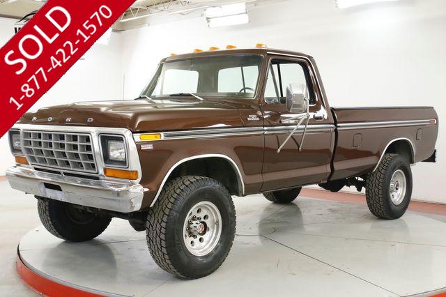 1978 FORD F250  CAMPER SPECIAL 4x4 BUILT 351 V8 PS PB 