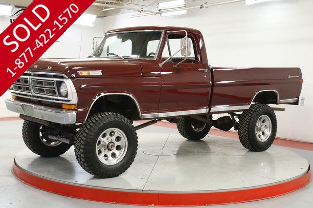 1972 FORD F250  RARE HIGHBOY MANY UPGRADES V8 NEW PAINT LIFT