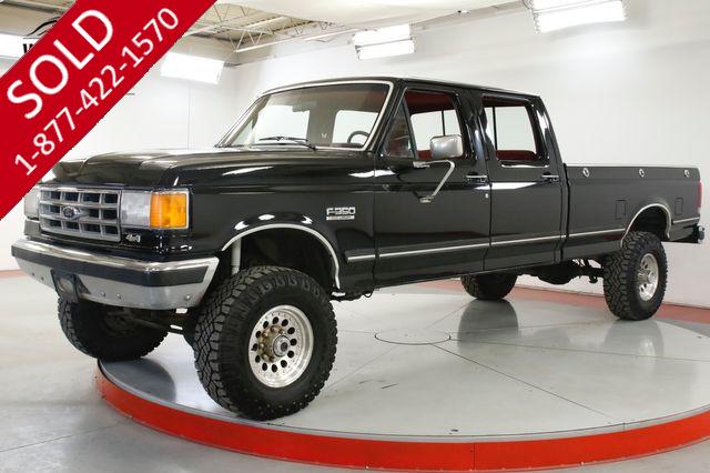 1988 FORD  F350 RARE XLT LARIAT 4 DOOR CREW CAB 7.5L AUTO 