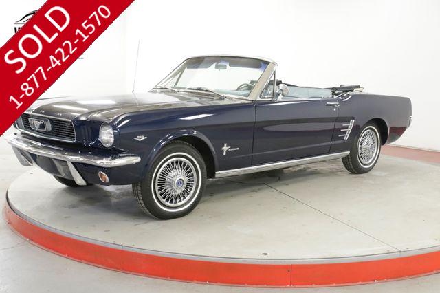 1966 FORD MUSTANG CONVERTIBLE 289V8 