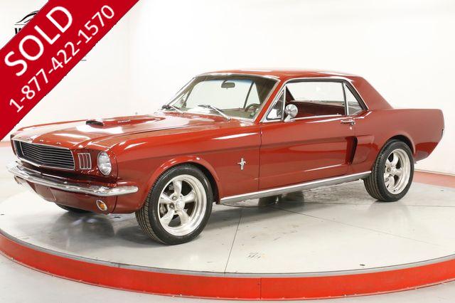 1966 FORD MUSTANG  289 V8 AUTO 4 WHEEL DISC HOOD SCOOP PS PB 