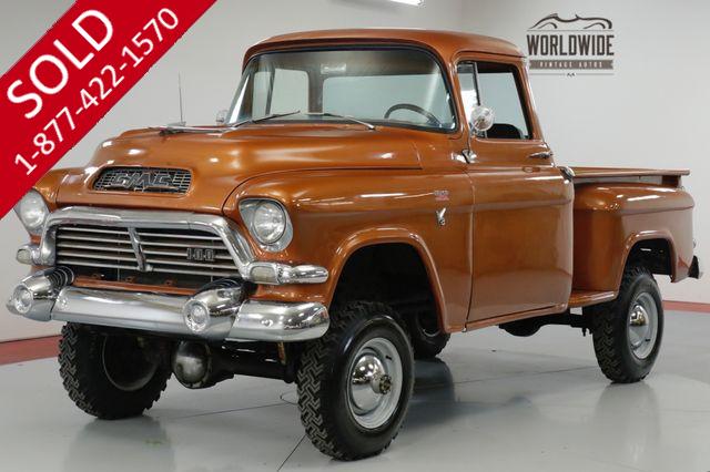 1957 GMC 100 EXTREMELY RARE NAPCO BIG BACK WINDOW! 327V8 