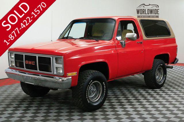 1988 GMC JIMMY REMOVABLE HARD TOP 4X4 A/C 350V8