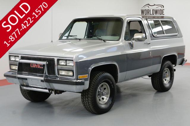 1990 GMC JIMMY REBUILT V8 W/ 2K MILES. DRY NM TRUCK. 4X4.