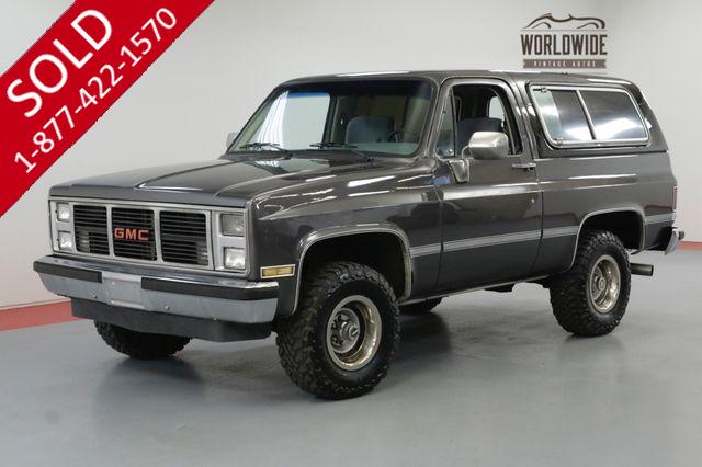 1986 GMC JIMMY 4X4 RESTORED V8 AUTO CONVERTIBLE AC! BLAZER