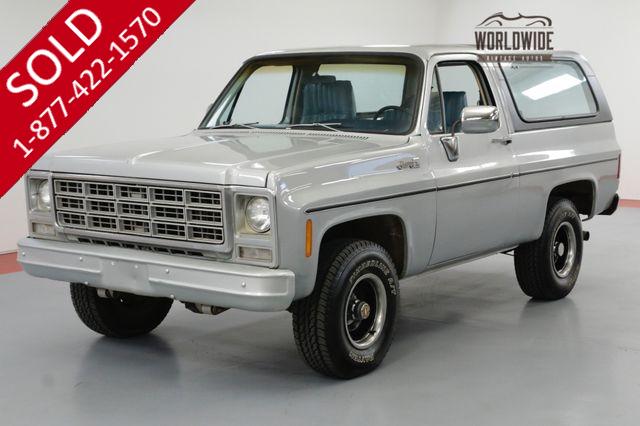 1979 GMC JIMMY 46K ORIGINAL MILES! CONVERTIBLE! 4x4 BLAZER