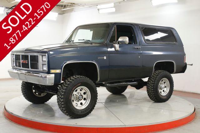 1985 GMC JIMMY BUILT V8 4X4 LIFT PS PB CONVERTIBLE 