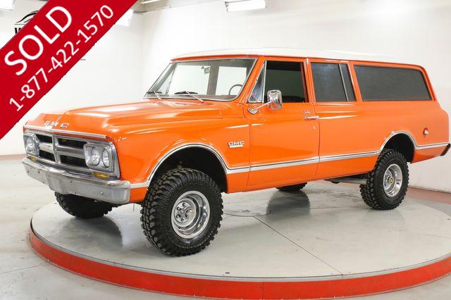 1968 GMC SUBURBAN 4X4  RARE 4X4 THREE DOOR 350 V8 4-SPEED PS PB 