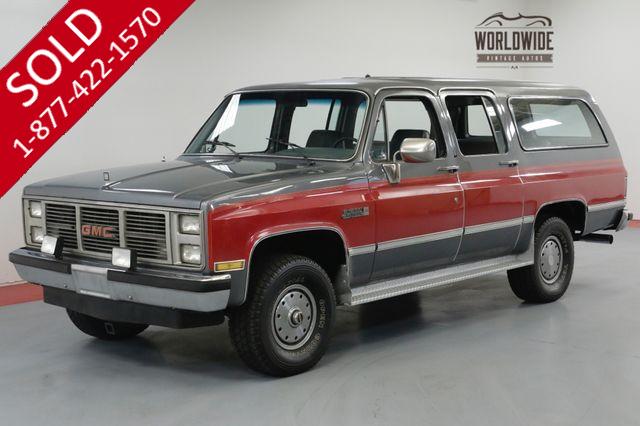 1986 GMC SUBURBAN 4x4. COLLECTOR GRADE TIME CAPSULE. 1 OWNER!