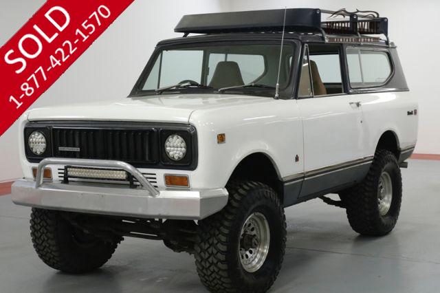 1975 INTENATIONAL  SCOUT CUSTOM RESTORATION V8 PS PB 4x4 CONVERTIBLE! 