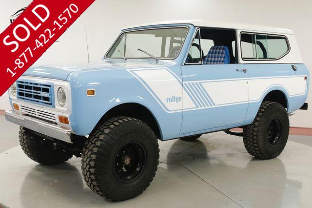 1979 INTERNATIONAL  SCOUT II   RALLYE. RESTORED. 4X4 PS PB V8 AUTO MUST SEE 