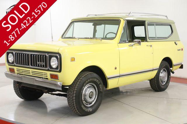 1975 INTERNATIONAL SCOUT II 347 V8 AUTO A/C PS PB 4X4 FACTORY ROOF RACK