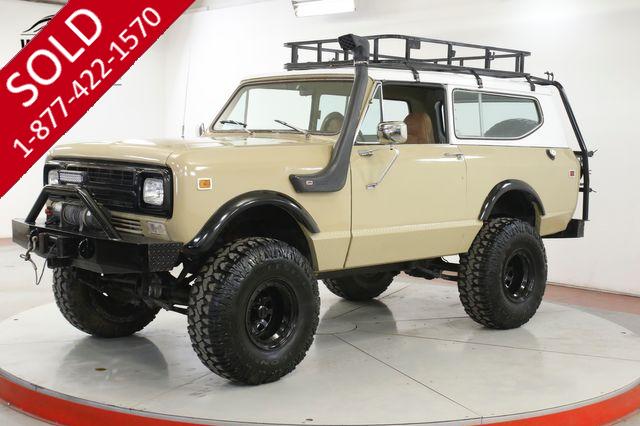 1980 INTERNATIONAL SCOUT II RARE LAST YEAR TX TRUCK LIFT SNORKEL RACK 