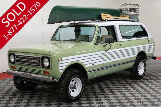 1977 INTERNATIONAL SCOUT 345 V8 AUTO RARE TRAVELER CONVERTIBLE 4x4!