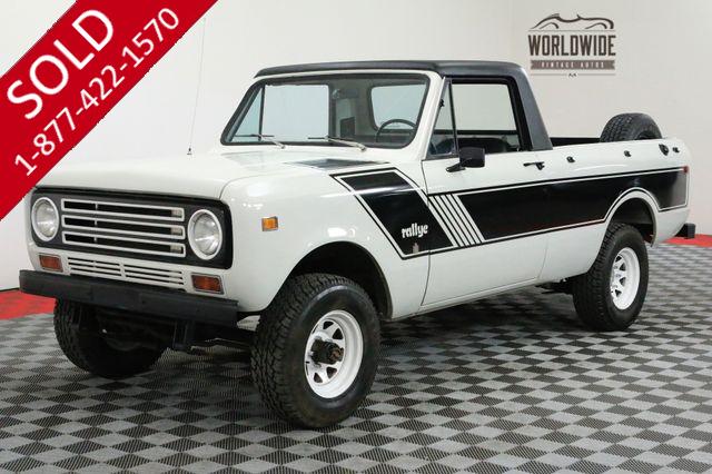 1977 INTERNATIONAL SCOUT RARE TERRA SCOUT II 4X4 CONVERTIBLE TOP V8