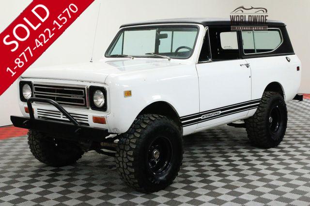 1979 INTERNATIONAL SCOUT BUILT! V8 AUTO 4X4. CONVERTIBLE