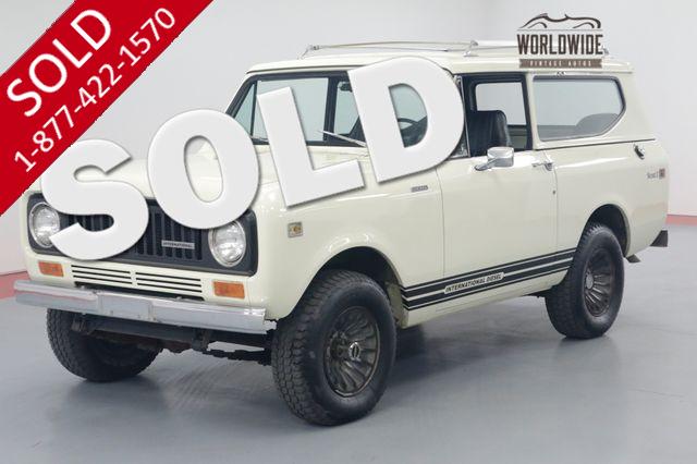 1980 INTERNATIONAL SCOUT RESTORED FACTORY TURBO DIESEL 4X4