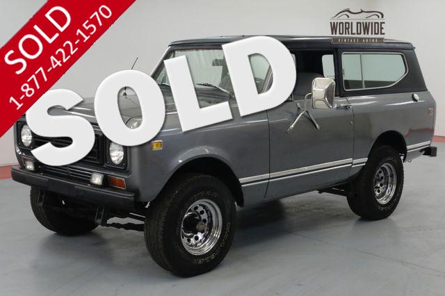 1977 INTERNATIONAL SCOUT AUTO, PS, PB, REMOVABLE TOP, COLLECTOR 4x4!