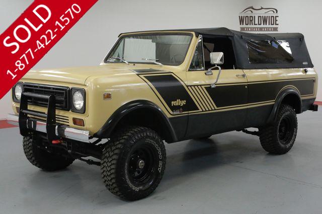 1977 INTERNATIONAL SCOUT TRAVELER. 4x4. BUILT. V8! DISC. PS. PB. AC!  