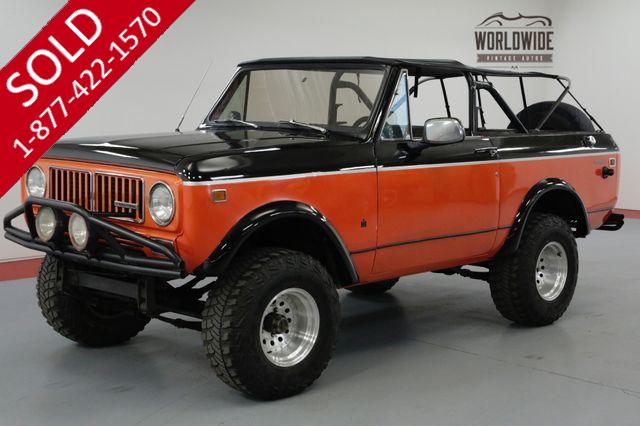1973 INTERNATIONAL SCOUT CUSTOM PAINT. LIFT. PS. PB. AC! 4x4. 345 V8. 