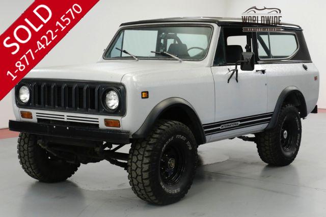 1978 INTERNATIONAL SCOUT CONVERTIBLE 4x4 CUSTOM 345 V8 AUTO! PS! PB!