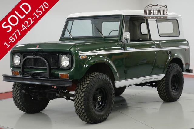 1971 INTERNATIONAL  SCOUT  RESTORED. $17K CUMMINS DIESEL CONVERSION. 