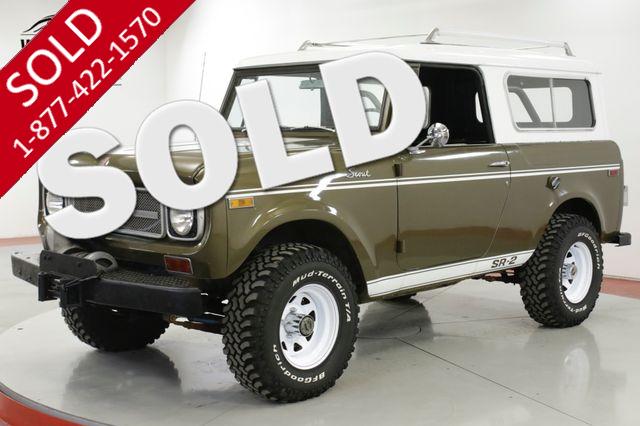 1970 INTERNATIONAL  SCOUT RARE FACTORY AUTO SR-2 4X4 CONVERTIBLE TOP