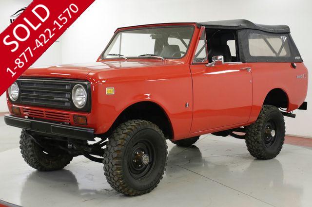 1972 INTERNATIONAL SCOUT  4x4 CONVERTIBLE V8 PB 66K MILES CA TRUCK 