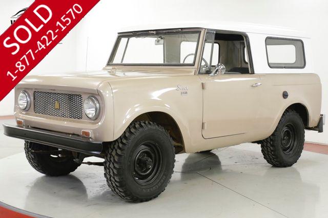 1965 INTERNATIONAL  SCOUT  800 RARE FACTORY TURBO! 1 of 800 RARE 4x4!