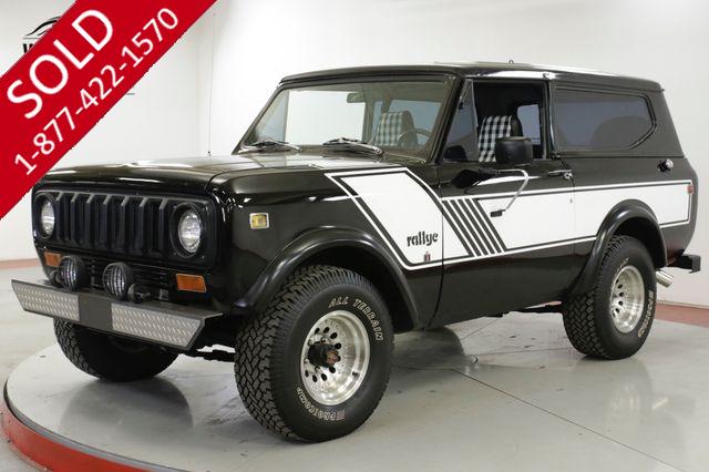 1978 INTERNATIONAL  SCOUT  RALLYE PS PB V8 4 SPD CONVERTIBLE RARE