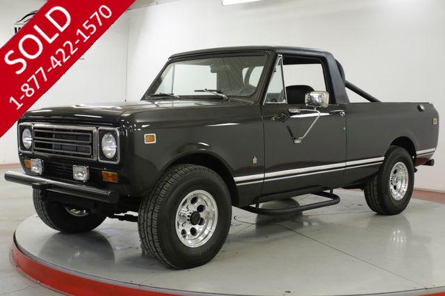 1977 INTERNATIONAL SCOUT RARE HALF CAB 345 V8 4-SPEED REMOVABLE TOP PB