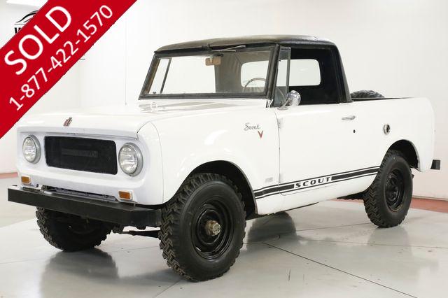 1967 INTERNATIONAL  SCOUT  800 4x4 RARE FACTORY V8 FOLDING WINDSHIELD