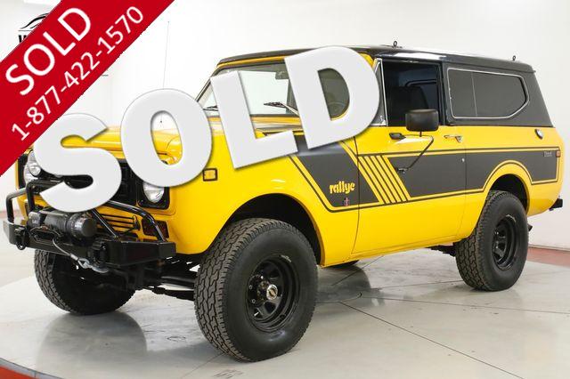 1972 INTERNATIONAL  SCOUT RALLYE REBUILT 345V8 PS PB REMOVABLE TOP AUTO