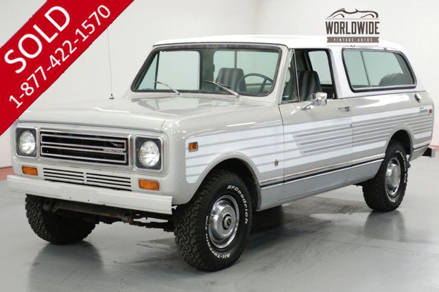 1978 INTERNATIONAL  TRAVELER SCOUT. TIME CAPSULE COLLECTOR 46K ORIGINAL M 