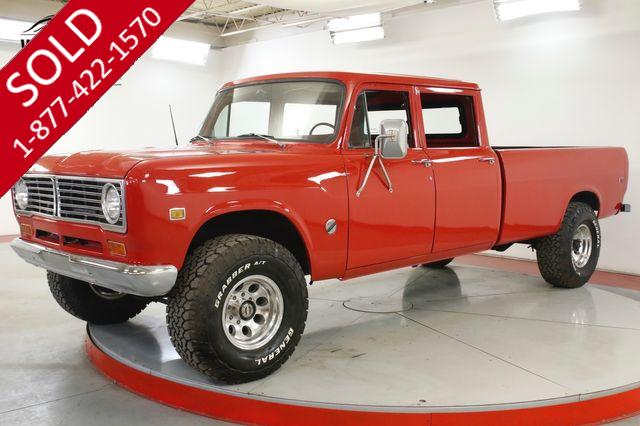 1972 INTERNATIONAL  TRAVELETTE 1200 RARE CREW CAB 3/4 TON 4X4 AC V8 AUTO
