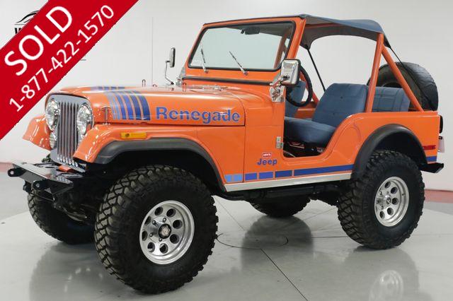 1978 JEEP  CJ5 LEVIS RENEGADE 4X4 PS 304CI V8 LIFTED CHROME