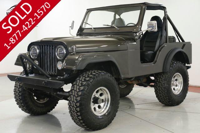 1973 JEEP  CJ5 4X4 PS PB LIFTED RESTORED CONVERTIBLE 500 MI!
