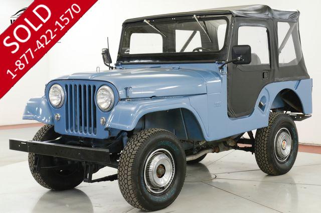 1955 JEEP CJ5 RESTORED 4X4 CONVERTIBLE TOP BUICK V6 4SPD 