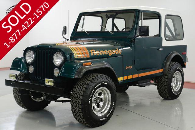 1979 JEEP CJ7 RENEGADE FRAME OFF RESTORED HARDTOP 4x4