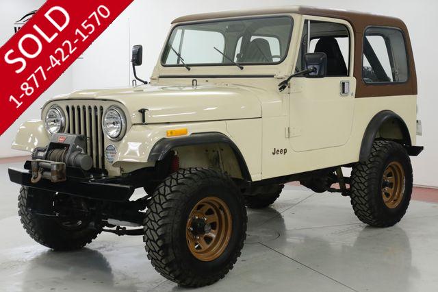 1982 JEEP CJ7  PS PB HARDTOP REBUILT MOTOR 2K MI 4x4 WINCH 