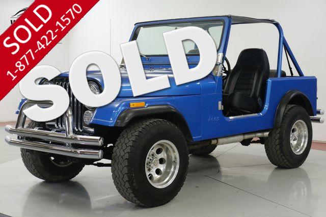 1978 JEEP  CJ7  304 V8 CHROME 4x4 CJ5 CONVERTIBLE MUST SEE!