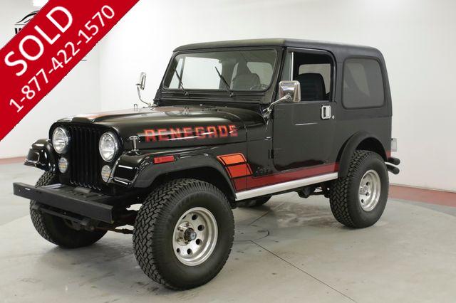 1984 JEEP CJ7 RENEGADE HIGH DOLLAR RESTORATION V8 5K MILES 