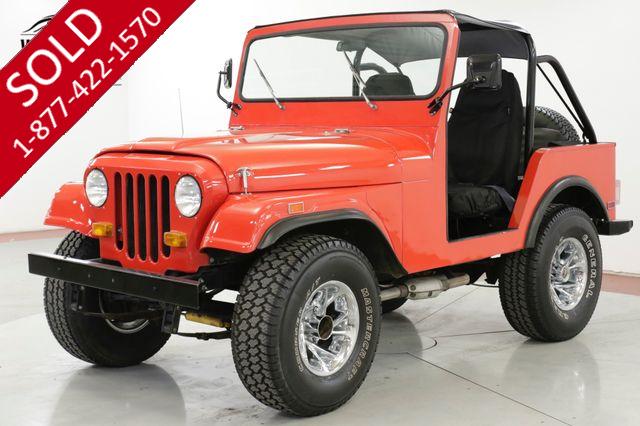 1978 JEEP DJ-5 SAFARI KAR RADIAL TIRES BIMINI TOP PS