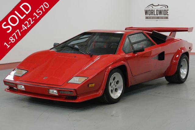 1990 LAMBORGHINI COUNTACH $65K+ BUILD CORVETTE 5.7L 5 SPEED AC! PB! 
